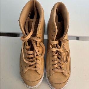 Nike Blazer Tan High-Top Athletic Shoes